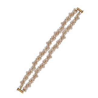 Asa Crystal Crochet Bracelet