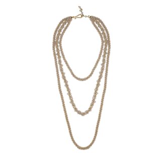 Asa Crochet Necklace - White